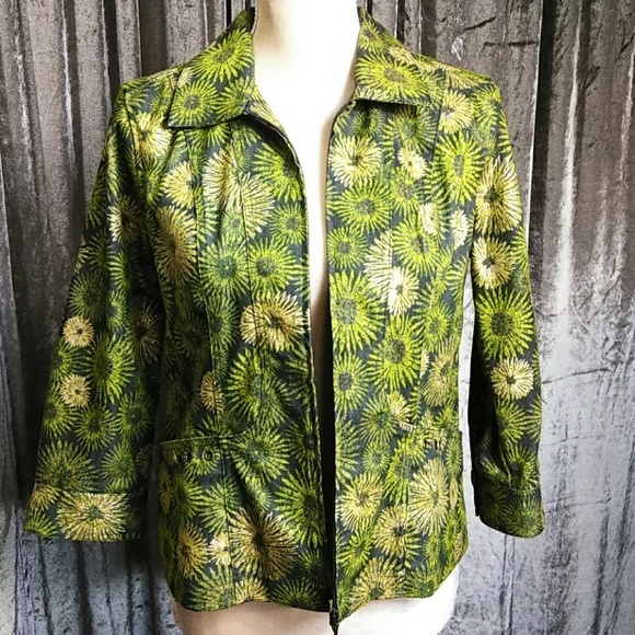 Christopher & Banks Green Jacket - Picture 2 of 8